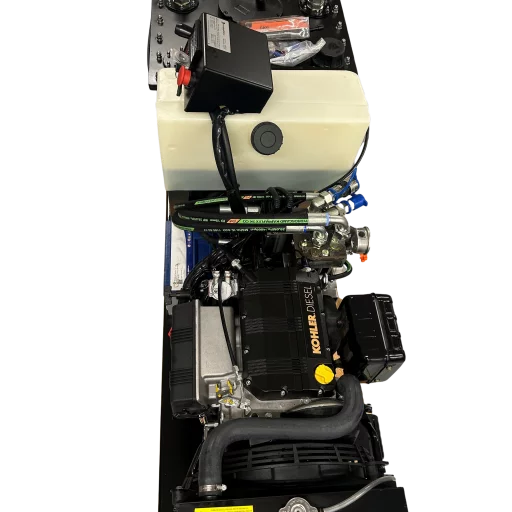 DHPI121-K18-P28-01 Diesel aggregat 18,8 kw. Q=75 l/m P=125 Bar. Maks 320 bar.