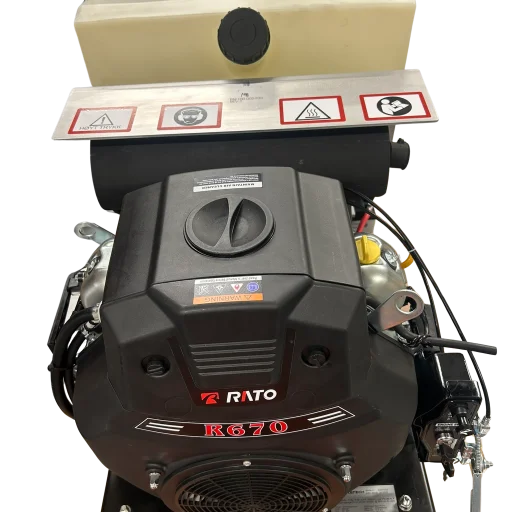BHP65-15-18-01 Std. Bensin hydr.aggregat 20 Hp 345 bar 18 l/min. @ 3600 rpm El. start