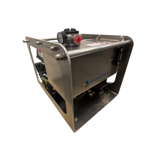 BHP150504 Std. Bensin hydr.aggregat 5,3 kw. 16 l/m.140 bar 3600 rpm. El.Start 12,Vdc