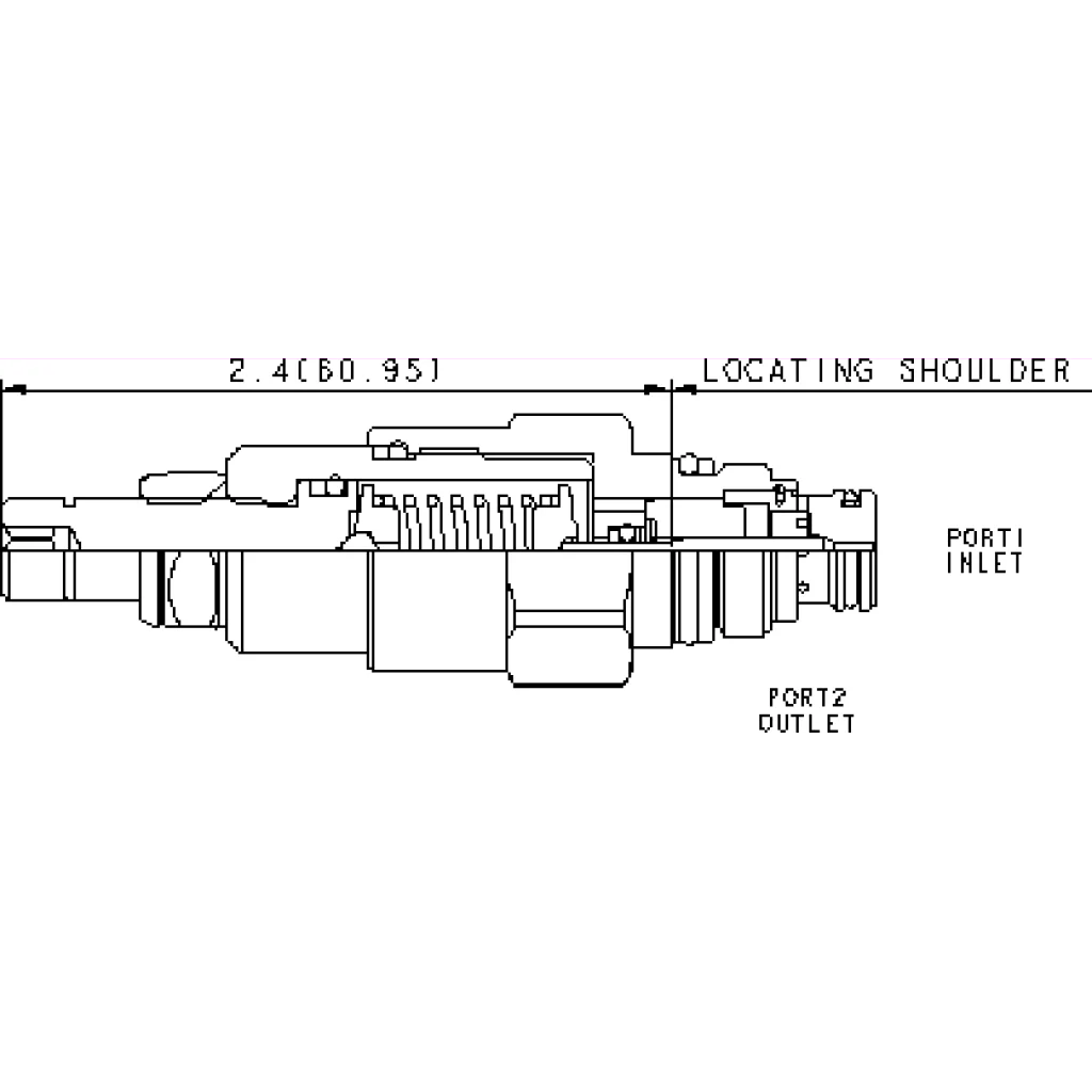 RBAE-LEN - Direktevirkende trykkavlastningsventil - T-8A - 10 l/min - 1,7-28 bar