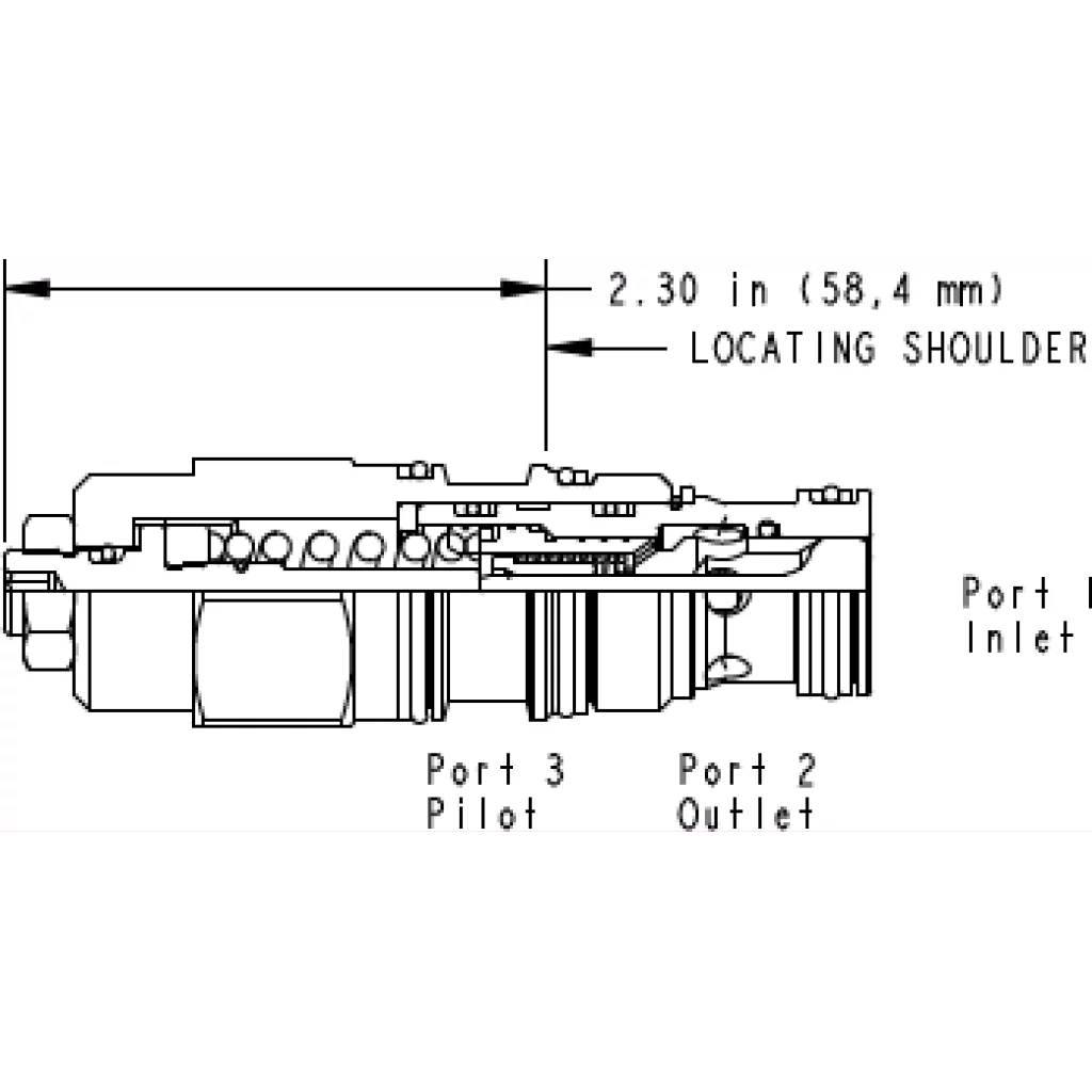 CBEG-LJN - Oversenterventil - T-2A - 120 l/min - 4,5:1 - 140-350 bar