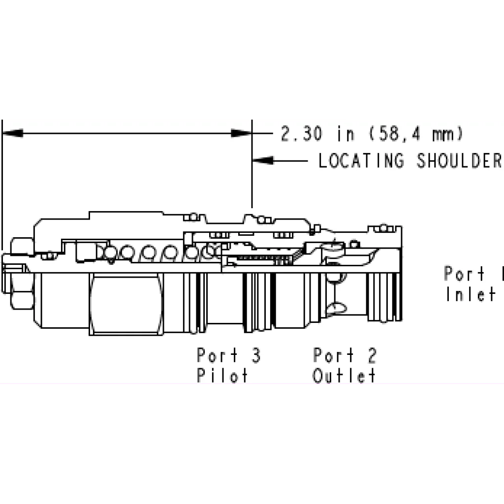 CBEG-LJN - Oversenterventil - T-2A - 120 l/min - 10:1 - 140-350 bar