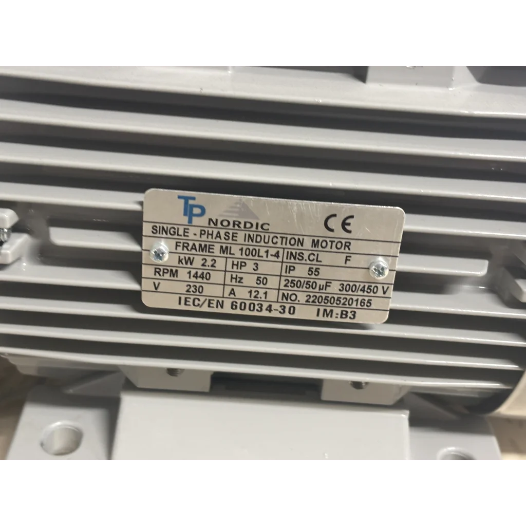 El.motor 2,2 kw ML 100L1-4P 1X230V-50Hz B35 IP55
