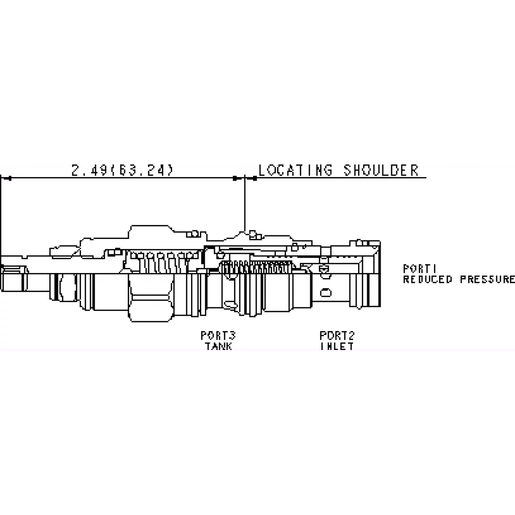 PPDB-LAN - Trykkreduserings-/avlastningsventil - T-11A - 350 bar