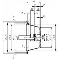 ktr-koblingskit-k3vl-b-1nrkm-112-4-bolt-sae-d-sae-d-key-iec-250m