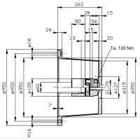 ktr-koblingskit-p2-75-140-4-bolt-sae-c-sae-spline-iec-225m