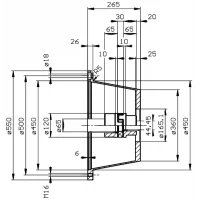 ktr-koblingskit-k3vl-b-1nrkm-200-4-bolt-sae-e-sae-d-key-iec-250m