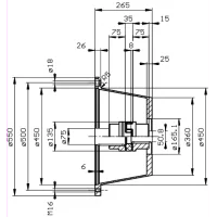 ktr-koblingskit-pv-r1d1-270-4-bolt-sae-e-sae-e-key-iec-280m